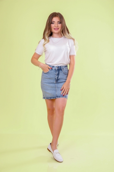 Къса дънкова пола Denim