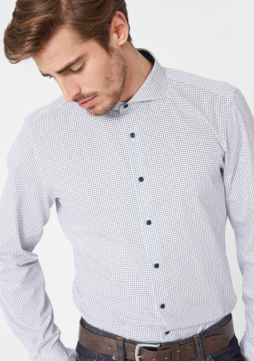 Slim fit shirt + minimalist print