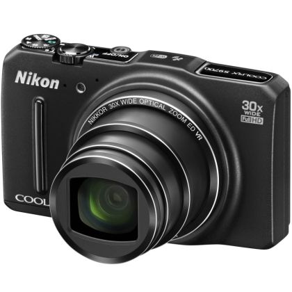 Digital camera Nikon COOLPIX S9700, 16MP, Wi-Fi, GPS, Black