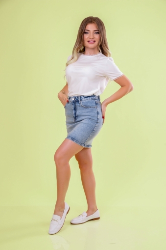 Къса дънкова пола Denim