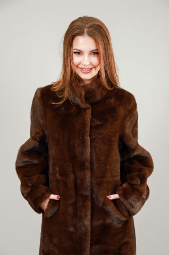 Дамско палто BROWN