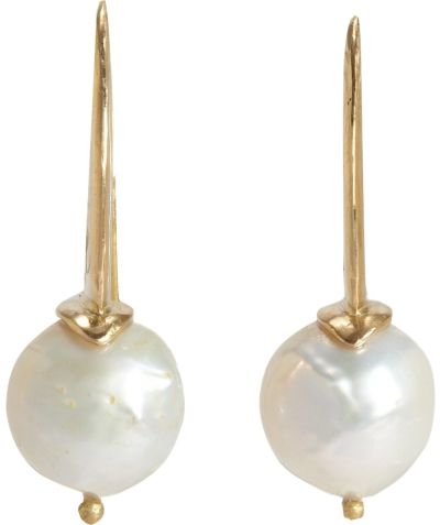 Pearl Simple Drop Earrings 