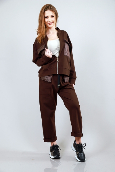 Спортно-елегантен сет Brown Vibe